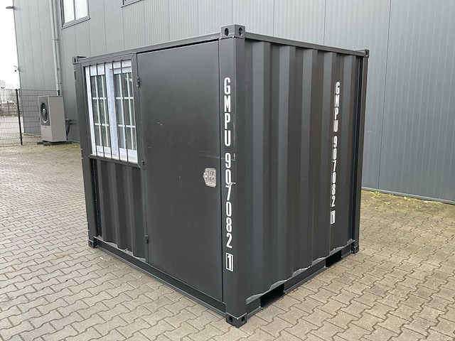 Rhino-cross-containers 7ft mini container met deur en raam - afbeelding 1 van  20
