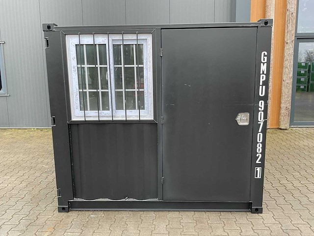 Rhino-cross-containers 7ft mini container met deur en raam - afbeelding 12 van  22