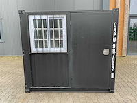 Rhino-cross-containers 7ft mini container met deur en raam - afbeelding 12 van  22