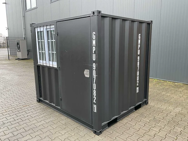 Rhino-cross-containers 7ft mini container met deur en raam - afbeelding 2 van  22