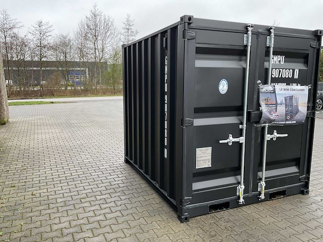 Rhino-cross-containers 8ft mini container met deur en raam - afbeelding 3 van  23