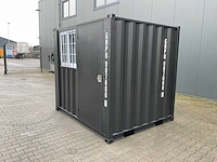 Rhino-cross-containers 8ft mini container met deur en raam - afbeelding 7 van  14