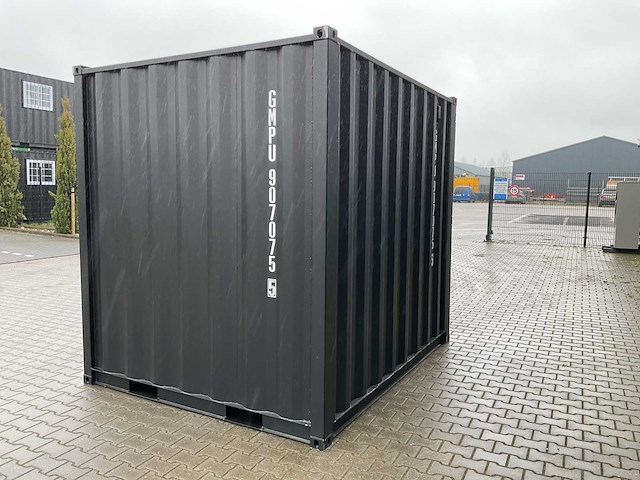 Rhino-cross-containers 9ft mini container met deur en raam - afbeelding 2 van  6