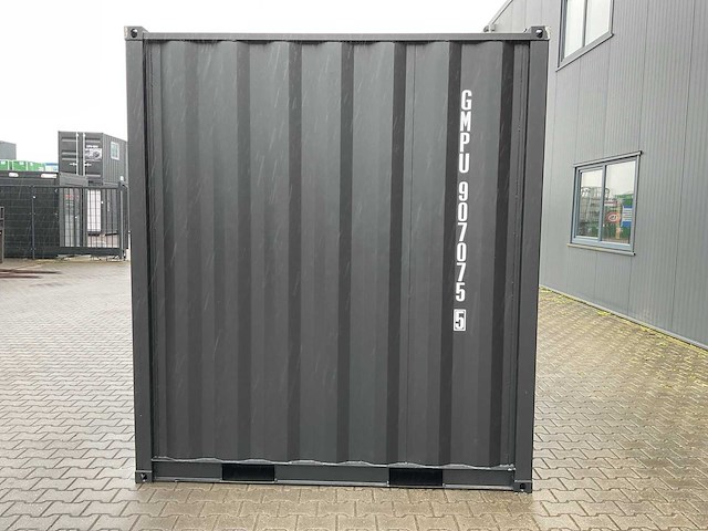 Rhino-cross-containers 9ft mini container met deur en raam - afbeelding 3 van  6