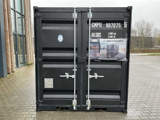 Rhino-cross-containers 9ft mini container met deur en raam - afbeelding 10 van  21