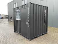 Rhino-cross-containers 9ft mini container met deur en raam - afbeelding 12 van  18