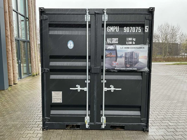 Rhino-cross-containers 9ft mini container met deur en raam - afbeelding 17 van  21