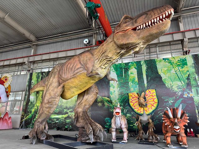 Rhino-cross-dino - rad-018 - dinosaurus tyrannosaurus rex 12 meter - afbeelding 2 van  8