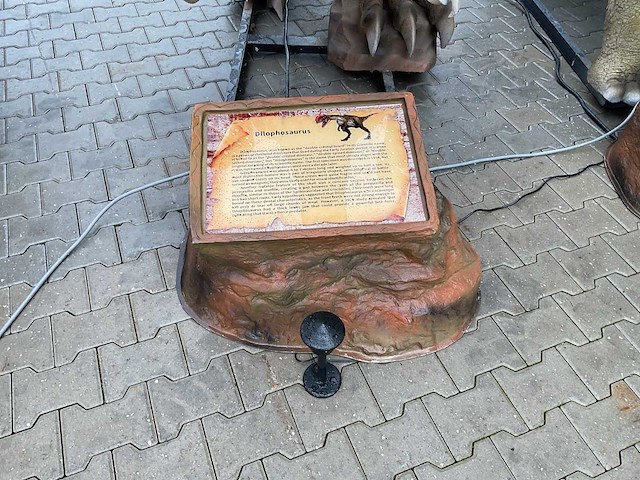 Rhino-cross-dino - rad-026 - dinausaurus dilophosaurus(met add-ons) 5 meter - afbeelding 6 van  7