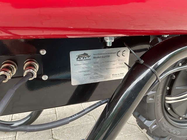 Rhino-cross ed150 elektrische kruiwagen - afbeelding 43 van  46