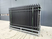 Rhino-cross-fences xl10-6.5hlz (24+25)c 72 m stalen hekwerk