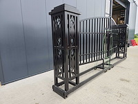 Rhino-cross-gates 600 cm toegangspoort/hek compleet met palen - afbeelding 4 van  6
