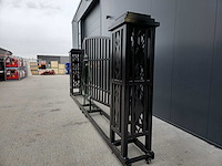 Rhino-cross-gates 600 cm toegangspoort/hek compleet met palen - afbeelding 7 van  11
