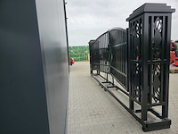 Rhino-cross-gates 600 cm toegangspoort/hek compleet met palen - afbeelding 8 van  11