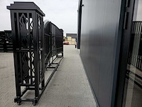 Rhino-cross-gates 600 cm toegangspoort/hek compleet met palen - afbeelding 9 van  11