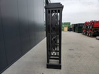 Rhino-cross-gates 600 cm toegangspoort/hek compleet met palen - afbeelding 10 van  11