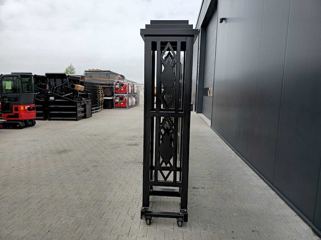Rhino-cross-gates 600 cm toegangspoort/hek compleet met palen - afbeelding 11 van  11