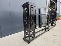 Rhino-cross-gates 600 cm toegangspoort/hek compleet met palen - afbeelding 5 van  11