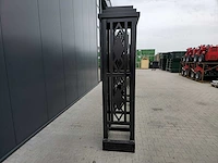Rhino-cross-gates 600 cm toegangspoort/hek compleet met palen - afbeelding 10 van  11