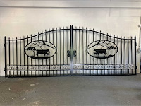 Rhino-cross-gates koe 433cm toegangspoort/hek 14ft - afbeelding 1 van  3