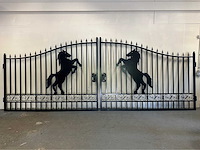 Rhino-cross-gates paard 496cm toegangspoort/hek 16ft - afbeelding 2 van  3