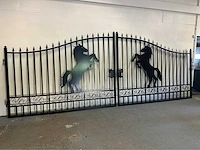 Rhino-cross-gates paard 496cm toegangspoort/hek 16ft