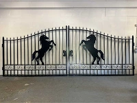 Rhino-cross-gates paard 547cm toegangspoort/hek 18ft - afbeelding 1 van  3