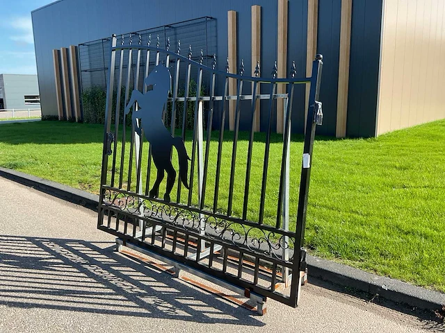 Rhino-cross-gates paard 547cm toegangspoort/hek 18ft - afbeelding 3 van  7