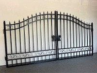 Rhino-cross-gates plain 365cm toegangspoort/hek 12ft - afbeelding 2 van  3