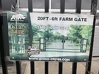 Rhino-cross-gates tm20-06nce201 600 cm tuinpoort - afbeelding 5 van  11