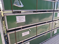 Rhino-cross-shelter - 4m cattle tent - 4x4x3,15 meter - dieren shelter / weidetent groen - afbeelding 2 van  2