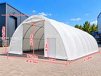 Rhino-cross-shelter 324015rp 12x9,76x4,58 m opslagtent / opslagshelter - afbeelding 3 van  10