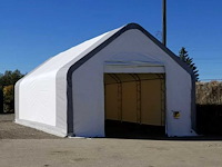 Rhino-cross-shelter 335017dp - 15,25x10x5,2 m opslagtent / opslagshelter - afbeelding 2 van  6