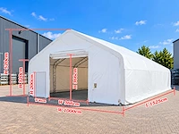 Rhino-cross-shelter 335017dp 15,25x10x5,2 m opslagtent / opslagshelter - afbeelding 2 van  8