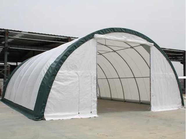 Rhino-cross-shelter 406020r - 18x12,2x6,1 m opslagtent / opslagshelter - afbeelding 1 van  3