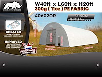 Rhino-cross-shelter 406020r - 18x12,2x6,1 m opslagtent / opslagshelter - afbeelding 5 van  5
