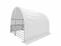Rhino-cross-shelter 4m cattle tent 4x4x3,15 meter dieren shelter / weidetent wit