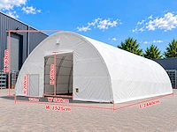 Rhino-cross-shelter 508025r 24,4x15,25x7,625 m opslagtent / opslagshelter - afbeelding 2 van  3