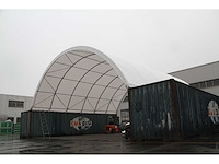 Rhino-cross-shelter c4040s - 12x12x4,5 m - opslagtent /opslagshelter extra sterk - afbeelding 1 van  1