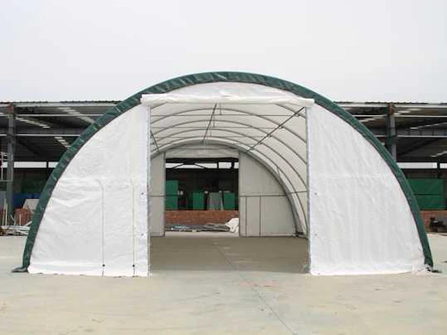Rhino-cross-shelters 304015r 12x9,15x4,5 m opslagtent / opslagshelter - afbeelding 3 van  4