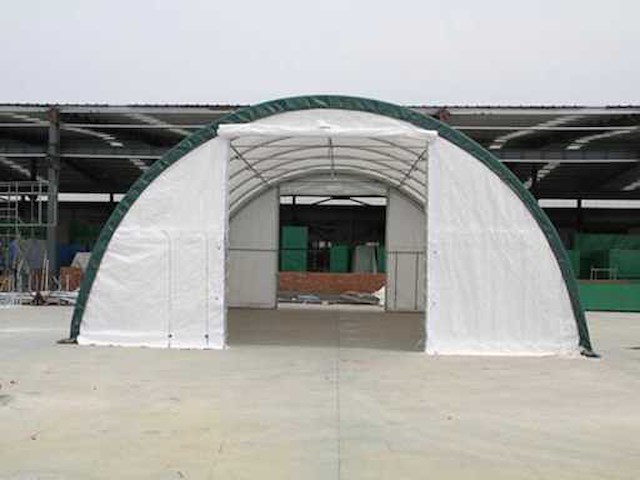 Rhino-cross-shelters 306515r 20x9,15x4,5 m opslagtent / opslagshelter - afbeelding 3 van  4