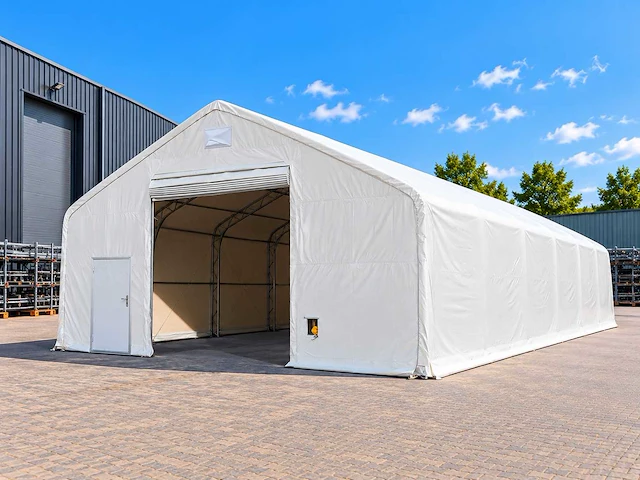 Rhino-cross-shelters 406021dp 18,3x12,2x6,4 m opslagtent / opslagshelter - afbeelding 1 van  7