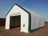 Rhino-cross-shelters 408021dp 24,4x12,2x6,4 m opslagtent / opslagshelter - afbeelding 1 van  5