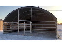 Rhino-cross-shelters 8 meter cattle tent 8x8x4 meter dierenverblijf/tent - afbeelding 2 van  5
