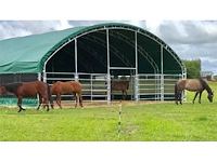 Rhino-cross-shelters cattle tent 12,2x12,2x5 m dierenverblijf - afbeelding 2 van  4