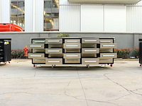 Rhino-cross-workbench 10ft-25d-01c rvs werkbank 25 lades - afbeelding 8 van  10