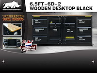 Rhino-cross-workbench 6.5ft-6d-2 wooden top werkbank 6 lade 2 deuren - afbeelding 1 van  1