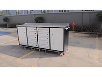 Rhino-cross-workbench 7ft-10d-2-01c rvs werkbank 10 lade 2 deuren - afbeelding 1 van  6