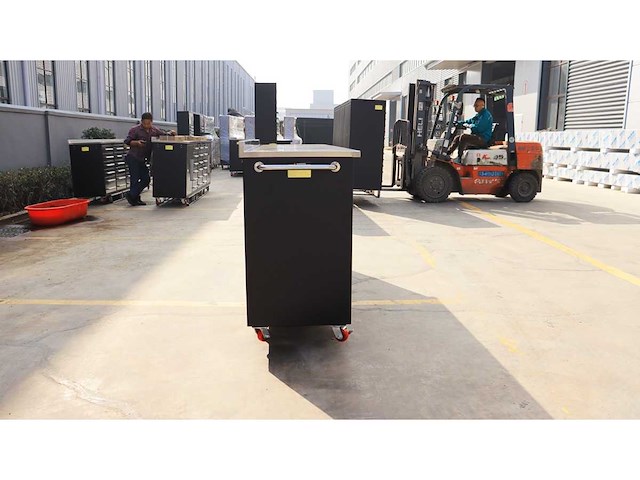 Rhino-cross-workbench 7ft-10d-2-01c rvs werkbank 10 lade 2 deuren - afbeelding 12 van  12