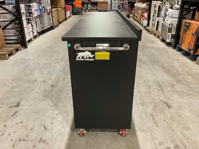 Rhino-cross-workbench 7ft-10d-2-01c zwart werkbank 10 lades 2 deuren - afbeelding 5 van  11